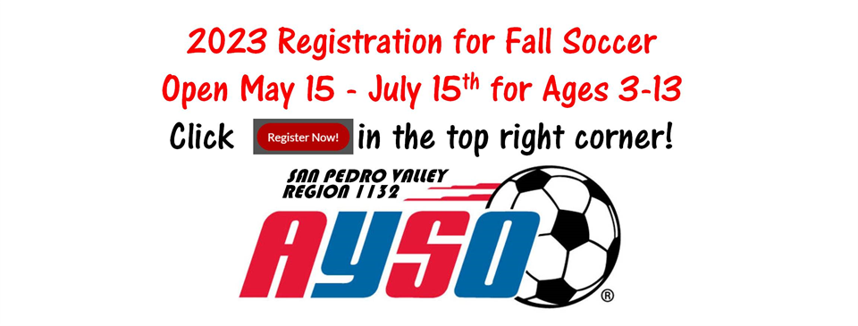 Fall Registration 2023